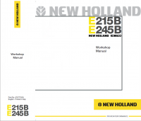repair manual New Holland Kobelco E215B & E245B Crawler Excavator Workshop Manual PDF
