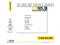 spare parts catalog New Holland Kobelco LB95.B Backhoe Loader Parts Catalog PDF