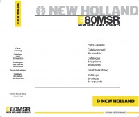 spare parts catalog New Holland Kobelco E80MSR Crawler Excavator Parts Catalog PDF