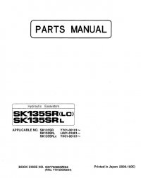 spare parts catalog Kobelco SK135SR(LC) SK135SRL Hydraulic Excavators Parts Manual PDF