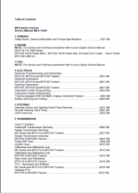 repair manual McCormick MTX Series Tractors Repair Manual PDF