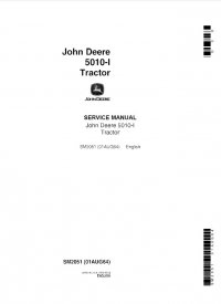 repair manual John Deere 5010-I Tractor SM2051 Service Manual PDF