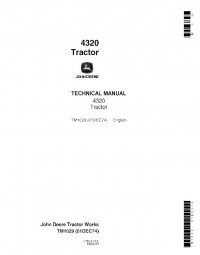 repair manual John Deere 4320 Tractor TM1029 Technical Manual PDF