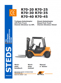 repair manual Still Steds R70-20, R70-25, R70-30 Fork Trucks Workshop Manual PDF