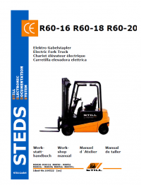 repair manual Still Steds R60-16 R60-18 R60-20 Electric Forklift Truck Workshop Manual PDF