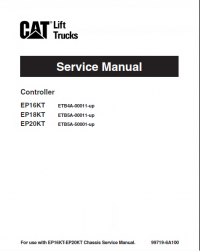 repair manual caterpillar EP16KT EP18KT EP20KT Forklifts Service Manuals PDF