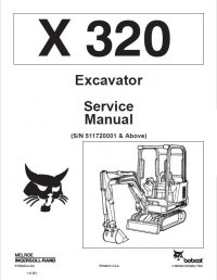 repair manual Bobcat X 320 Excavator Service Manuals PDF
