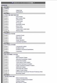 repair manual Hyundai Wheeled Excavator R140W-7 Service Manual PDF