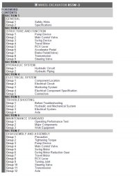 repair manual Hyundai Wheel Excavator R55W-3 Service Manual PDF