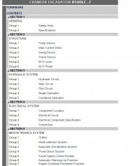 repair manual Hyundai Crawler Excavator R500LC-7 Service Manual PDF