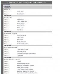 repair manual Hyundai R450LC-7A Crawler Excavator Service Manual