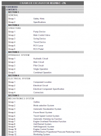 repair manual Hyundai Crawler Excavator R320LC-7A Service Manual PDF