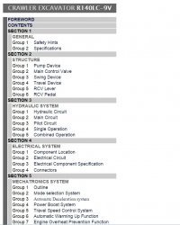 repair manual Hyundai R140-9V (India) Crawler Excavator Service Manual