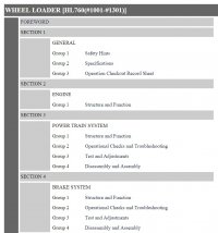 repair manual Hyundai Wheel Loader HL760-3 Service Manual PDF