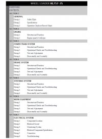 repair manual Hyundai Wheel Loader HL757-7S Service Manual PDF