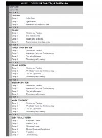 repair manual Hyundai Wheel Loader HL740-7A, HL740TM-7A Service Manual PDF