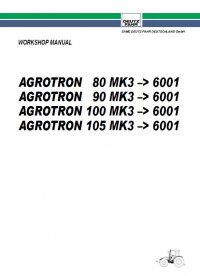 repair manual Deutz Agrotron 80 MK3 90 MK3 100 MK3 105 MK3 Workshop Manual PDF