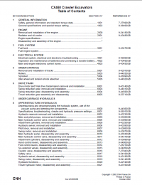 repair manual Case CX460 Crawler Excavators Repair Manual PDF