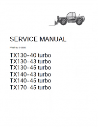 repair manual Case TX130-40 TX130-43 TX130-45 TX140-43 TX140-45 TX170-45 turbo Telahandler Service Manual PDF