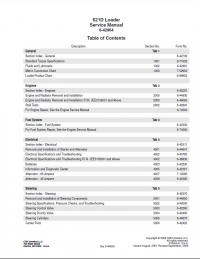 repair manual Case 621D Wheel Loader Service Manual PDF