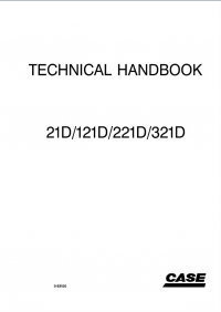 repair manual Case 21D 121D 221D 321D Small Wheel Loader Tier II Engine Technical Handbook PDF