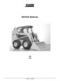 repair manual Case 435 & 445 Skid Steer Tier II Engine Repair Manual PDF