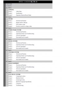 repair manual Hyundai Wheel Loader HL770-9 Service Manual PDF
