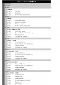 repair manual Hyundai Wheel Loader HL780-9 Service Manual PDF