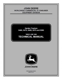 repair manual John Deere X465 X475 X485 X575 X585 Lawn & Garden Tractor TM2023 Technical Manual PDF