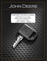 repair manual John Deere PowerTech 4.5L, 6.8L Diesel Engines Level 12 EFS with DE10 Pump CTM331 PDF