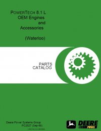 spare parts catalog John Deere PowerTech 8.1L OEM Engine and Accessories Parts Catalog PC2527