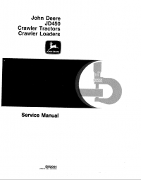 repair manual John Deere JD450 Crawler Tractor and Loader Service Manual PDF SM2064