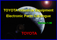 spare parts catalog Toyota Industrial Equipment v1.96 Parts Catalog