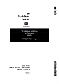 repair manual John Deere 60 Skid Steer Loader Technical Manual TM1185 PDF