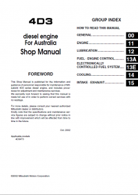 repair manual Mitsubishi Fuso Canter Truck Service Manual PDF