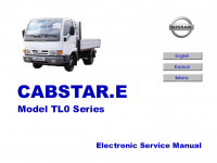 repair manual Nissan Cabstar Model TL0 Series Electronic Service Manual