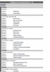 repair manual Hyundai Mini Excavator R55-7A Service Manual PDF