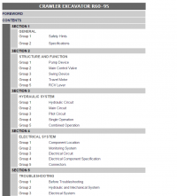 repair manual Hyundai Crawler Excavator R60-9S Service Manual PDF