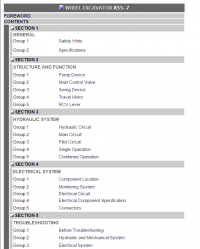 repair manual Hyundai Mini Excavator R55-7 Service Manual PDF