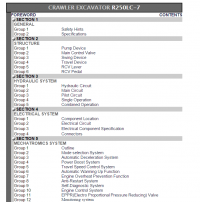 repair manual Hyundai Crawler Excavator R250LC-7 Service Manual PDF