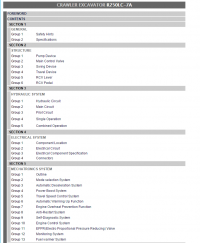 repair manual Hyundai Crawler Excavator R250LC-7A Service Manual PDF