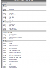 repair manual Hyundai Crawler Excavator R145CR-9 Service Manual PDF
