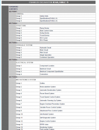 repair manual Hyundai Crawler Excavators R160LC-9, R180LC-9 Service Manual PDF