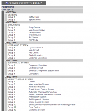 repair manual Hyundai Crawler Excavator R110-7 Service Manual PDF