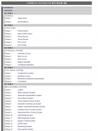 repair manual Hyundai Crawler Excavator R125LCR-9A Service Manual PDF