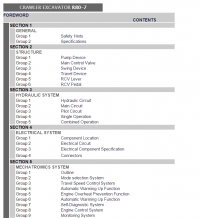 repair manual Hyundai Crawler Excavator R80-7 Service Manual PDF