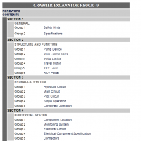 repair manual Hyundai Crawler Excavator R80CR-9 Service Manual PDF