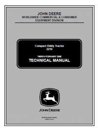 repair manual John Deere 2210 Compact Utility Tractor TM2074 Technical Manual PDF