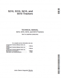 repair manual John Deere 5210 5310 5410 5510 Tractor Technical Manual TM1716