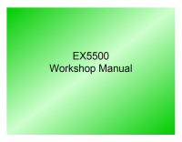 repair manual Hitachi EX5500 Excavator Workshop Manual W118E00 PDF